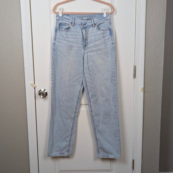 AEO Light Blue Straight Leg Jeans - Picture 1 of 6